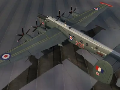 Avro 716 Shackleton MR3 3D model