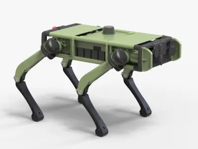 Army Robot-Dog 3D model