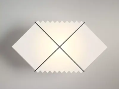 Black Hole Wall Lamp Free 3D model