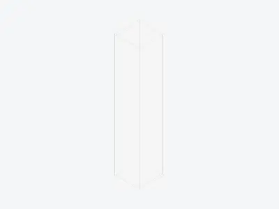 Kinda Locker - Resin - Locka - Single Tier Low-poly 3D model