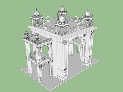 mysore palace 2 3D model