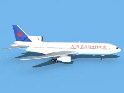Lockheed L-1011 TriStar Air Canada 2 3D model