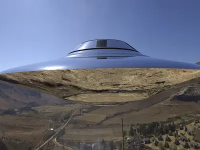 Bob Lazar Sport Model Flying Saucer 3D model