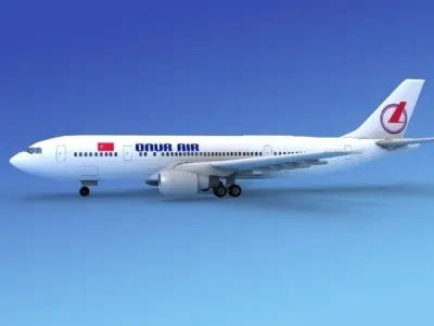 Airbus A300 ONUR 2 3D model