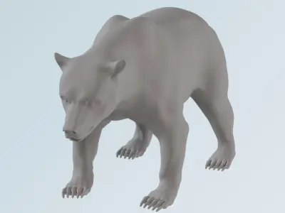 Bear - grizzly 3D model