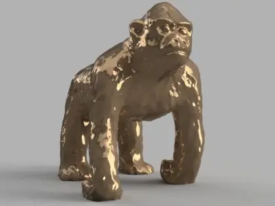 Gorille gorilla 3D print model