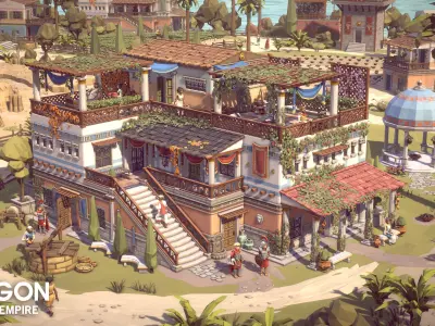 POLYGON - Ancient Empire Low-poly 3D model