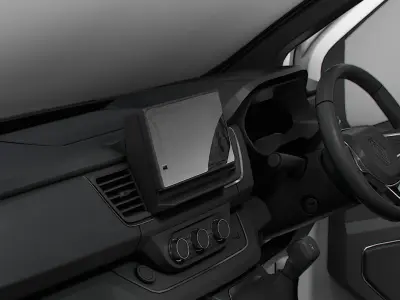 Renault Trafic Van L2H1 HQInterior 2024 UKspec 3D model