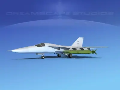 General Dynamics FB-111 Aardvark V06 3D model
