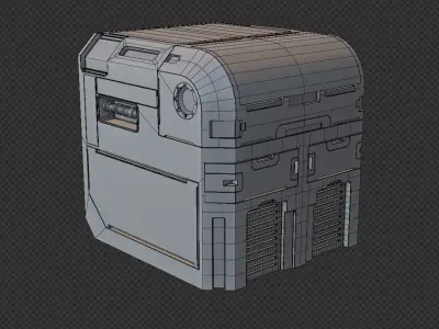 Crate Box  3D model