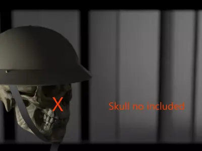 British helmet MKII MK2 ww2 Low-poly 3D model