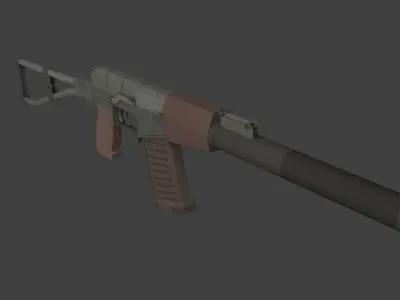 AS Val Low-poly 3D model