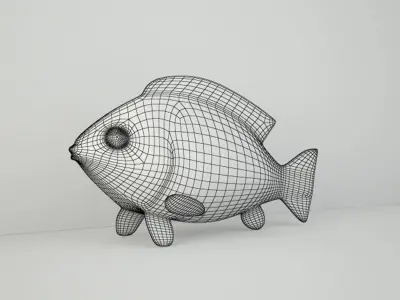 Bronze African Ashanti Akan Sculpture 3D model