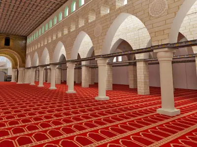 Al-Aqsa Mosque 3D model