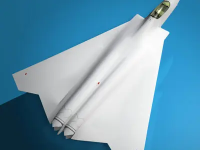 FB-22 fighter jet 3D model