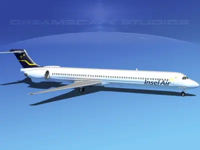 McDonnell Douglas MD80 Insel Air 3D model