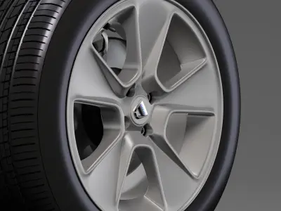 Dacia Sandero wheel 2017 3D model