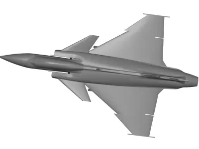 Saab JAS 39 Gripen 3D model