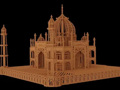 Taj Mahal 3D 3D model