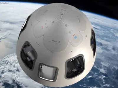 Crew Capsule 3D model