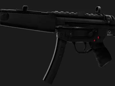 SAS MP5 Free low-poly 3D model