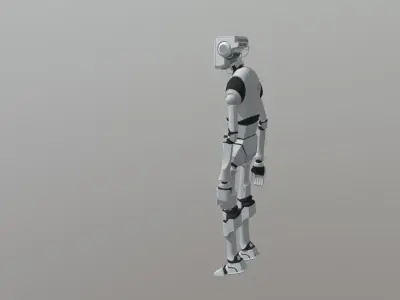 Stray Droid Low-poly 3D model