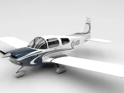 AA-5A Grumman Cheetah Modern Low-poly 3D model