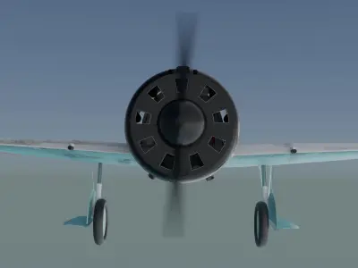 Polikarpow I 16 Rata 3D model