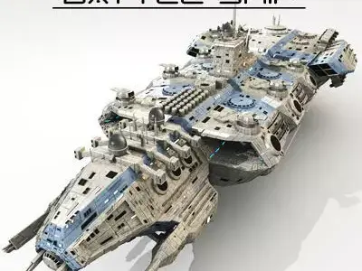 CDF Starfall Battleship 3D model