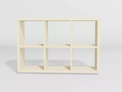 Shelf asset - free Free low-poly 3D model