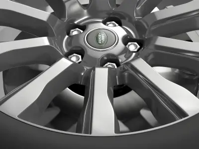 RangeRover Supercharged wheel 3D model