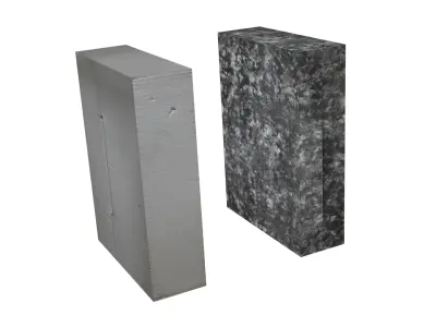 Folder Low Poly metal file box and Free low-poly 3D model