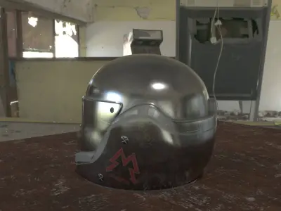 Metro 2033 Sparta helm 3D model