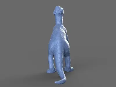 Pachycephalosaurus Dinosaur 3d scan toy 3D model