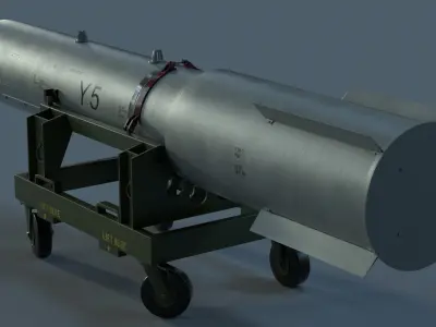 B28 nuclear bomb 3D model