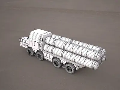  s300 pmu military air defense 3D model