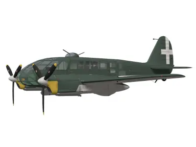 Caproni Ca313 RPB 3D model