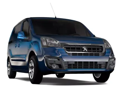 Peugeot Partner Van L1 2017 3D model