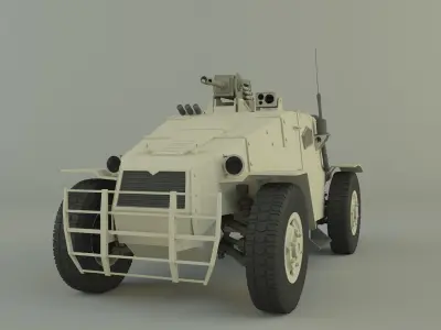 military vehicle 3D model