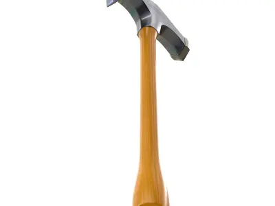 Hammer 02 Low-poly 3D model