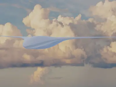 BWB Gleich Drone 3D model