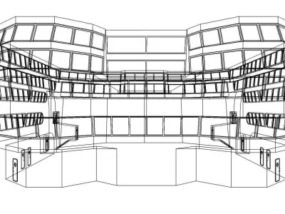 Ship cabinet 2 Free 3D model