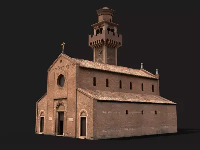 Basilica Santa Felice Fortunato 3D model