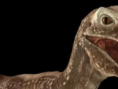 Ultimate Deinonychus Low-poly 3D model