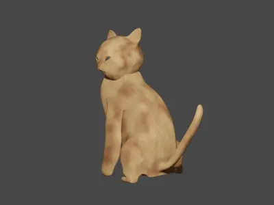 Orange Cat 3D model