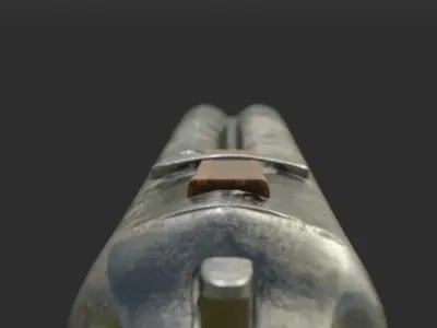  pirate shotgun Low-poly 3D model