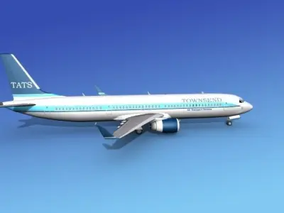 Boeing 737-900ER Townsend 3D model