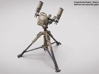 Portable Defense System 3D model