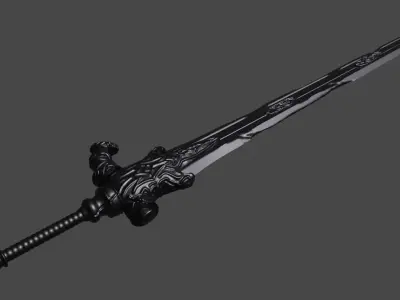 Greatsword of Artorias from Dark Souls Free 3D model