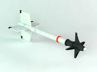 Missile Guided 3D model